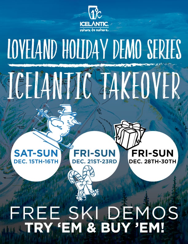 Icelantic Skis Demo Day Loveland Ski Area Colorado Ski