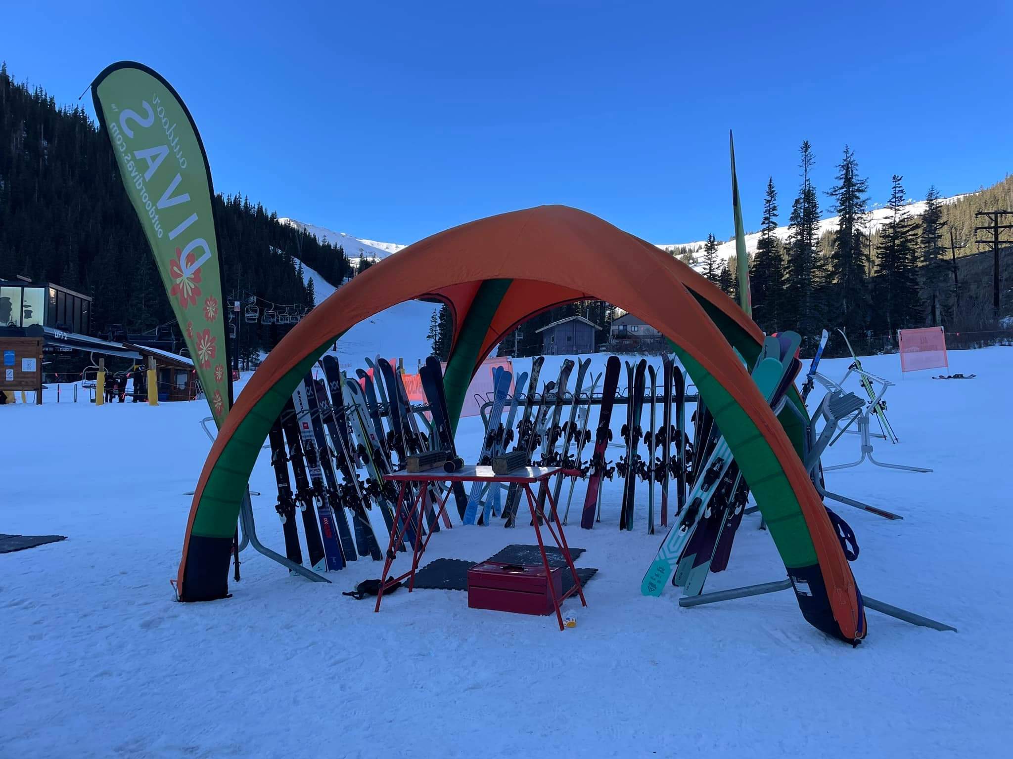 Outdoor Divas Women's Demo Day! Loveland Ski Area Colorado Ski